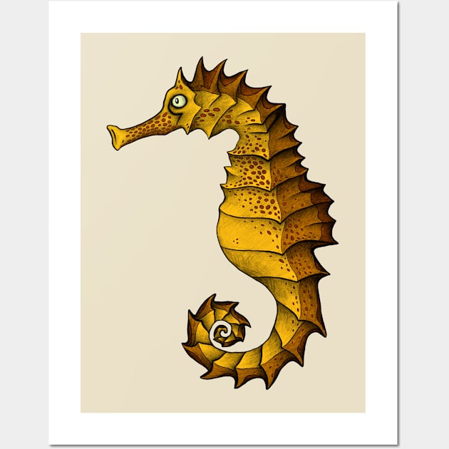 SeaHorse Wall Art by Akman